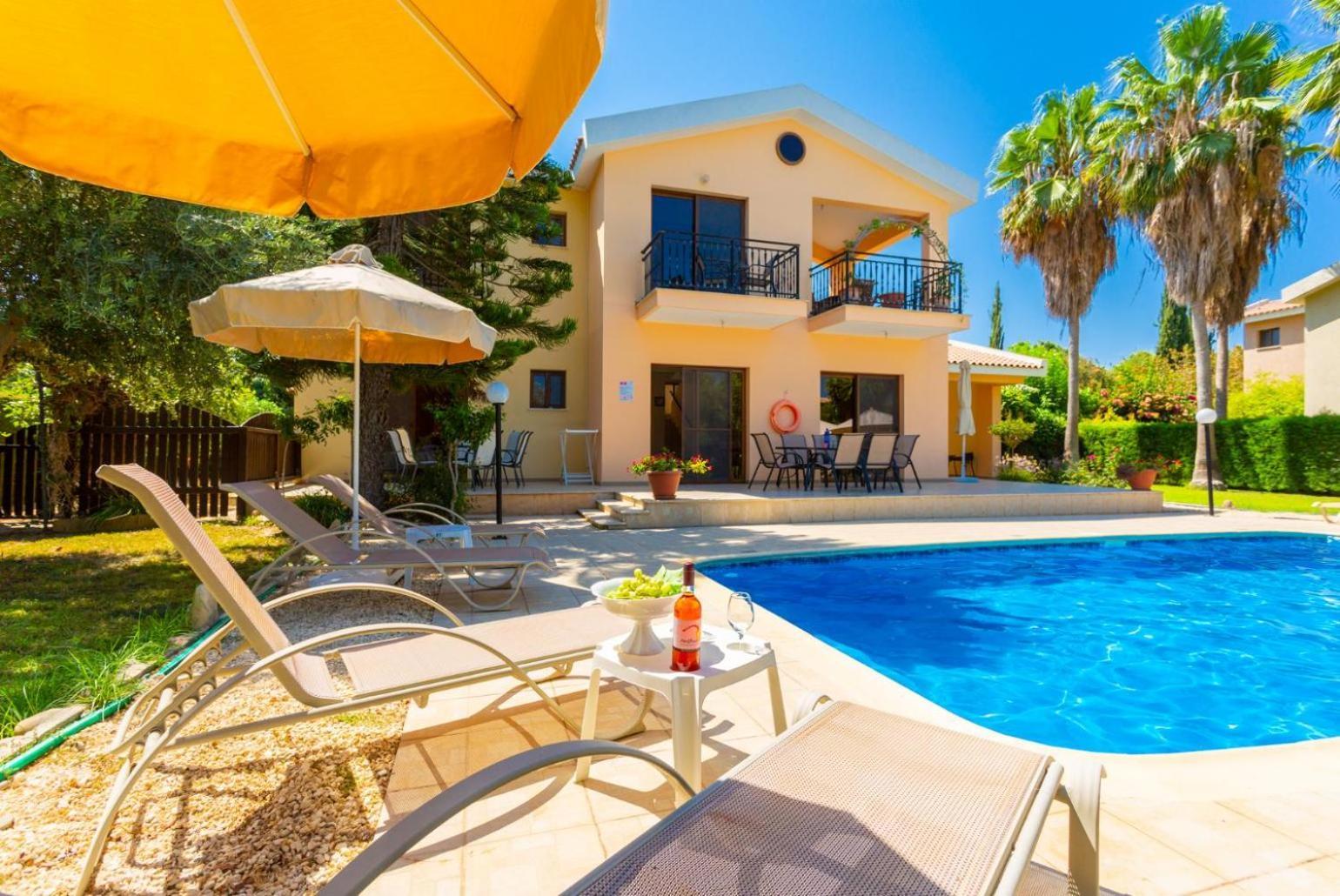 Villa Halima Stefanos Polis Ngoại thất bức ảnh