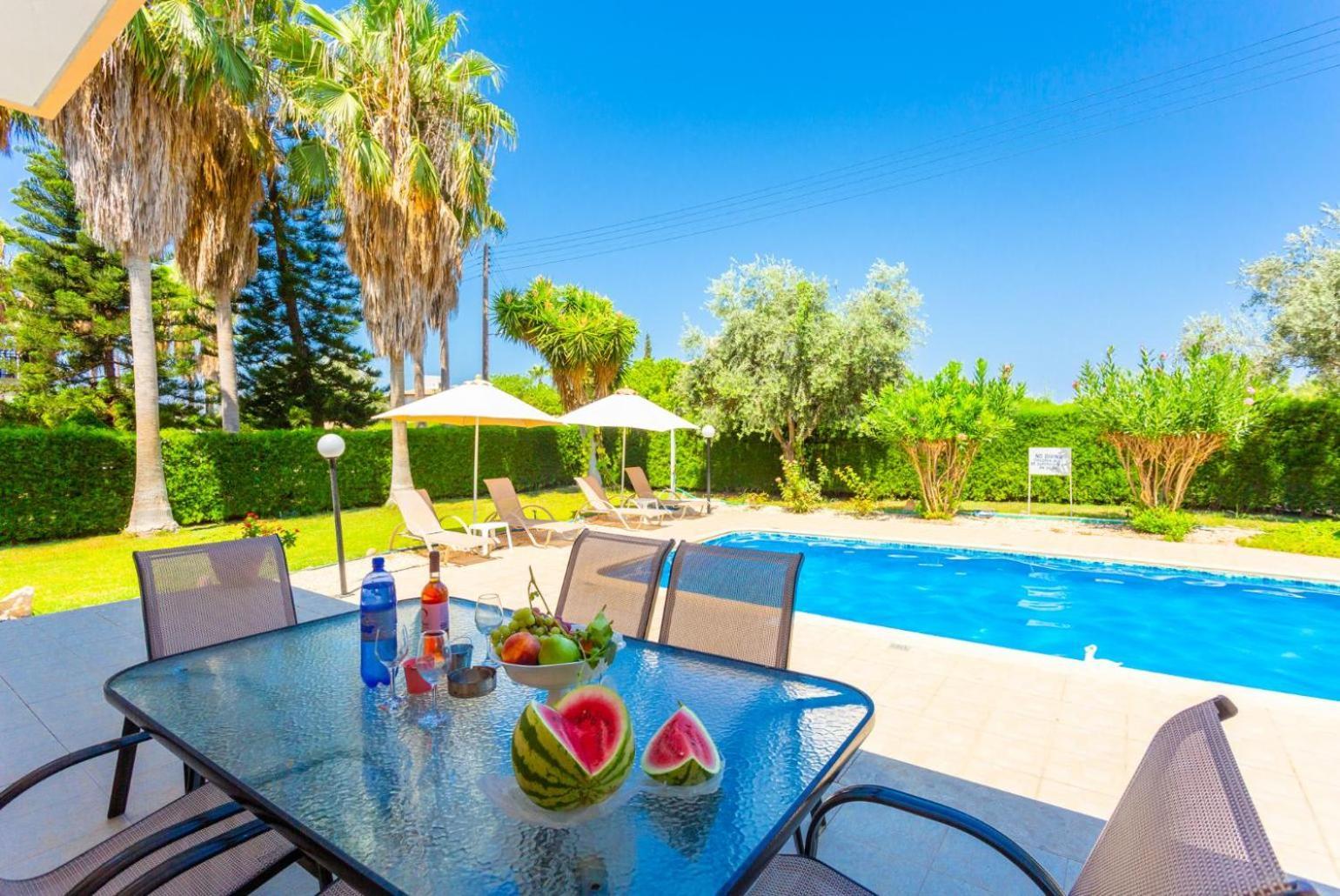Villa Halima Stefanos Polis Ngoại thất bức ảnh